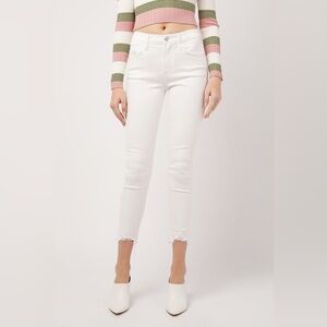 Agolde Sophie High Rise Skinny Crop in Aero
